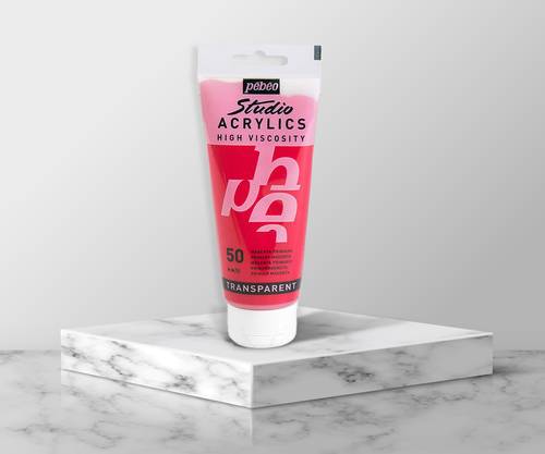 pebeo Acrylics Fine 050 100ml لون احمر ارجواني