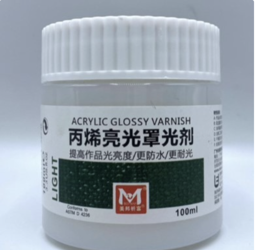 Bgi-wap acrylic glossy varnish ورنيش اكريلك لماع 100مل
