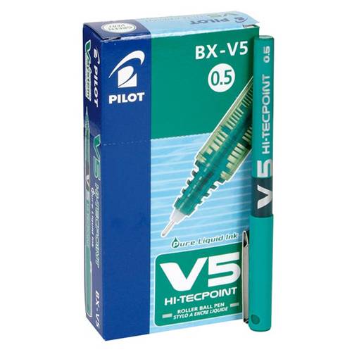 PILOT قلم سائل اخضر 0.5 ملم BX-V5-L (حبة - عبوة)