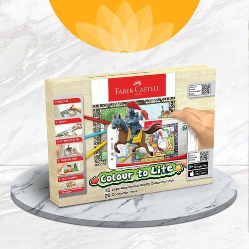 كتاب تلوين مع الوان فيبراكاسيل FABER-CASTELL 3D 