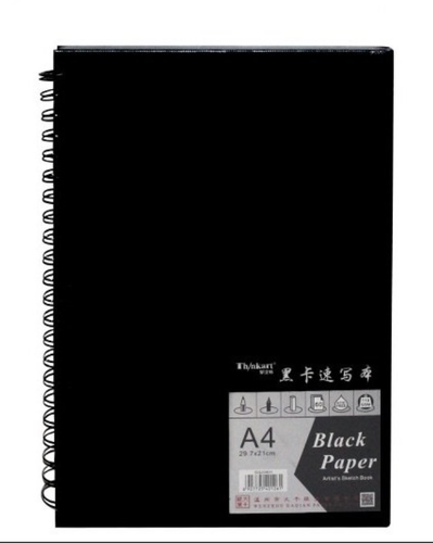 Thinkkart black paper a4-60sh-110gsm