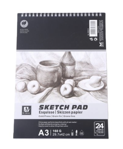 Art nation sketch pad a3-24sh-160gsm