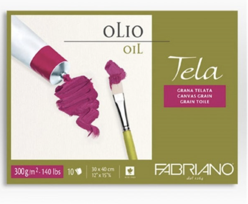 Fabriano oil color sketch 30*40 - 10sh - 300gsm / كراسة رسم للألوان الزيتية