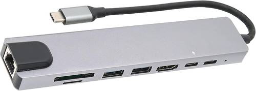 محول Type-C متعدد المنافذ (USB – HDMI – قارئ بطاقات)
