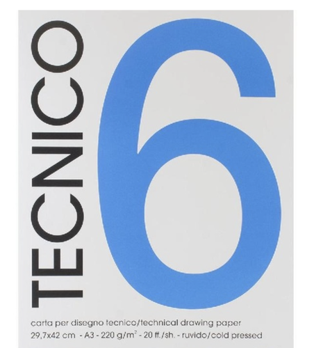 Fabriano tecnico paper a3-20sh-220gsm