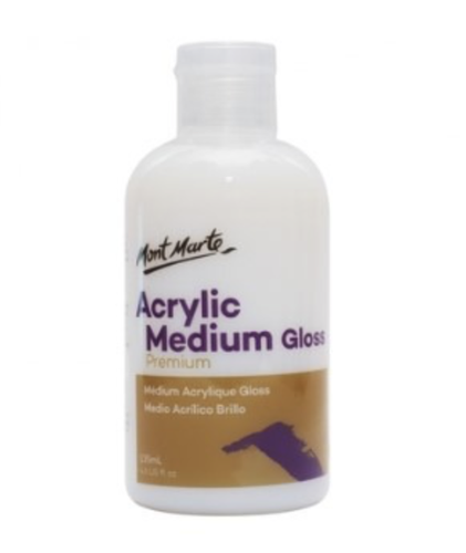 Mont marte acrylic medium gloss وسيط أكريلك لماع
