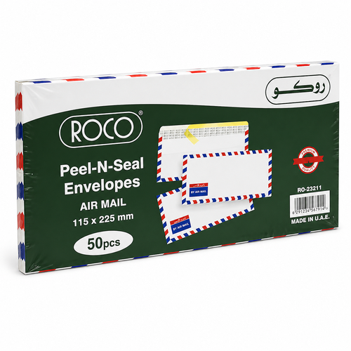  ROCO (روكو) ظروف رسائل 115×225 ملم – 50 ظرف