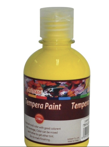 Artmate acrylic color 250ml yellow لون أكريلك أصفر