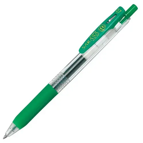 قلم جل 0.7 ملم لون أخضر زيبرا ساراسا ZEBRA SARASA JJB15