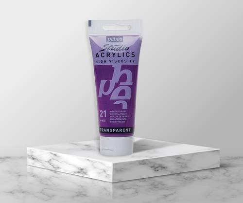 pebeo Acrylics Fine 021 100ml لون بنفسجي