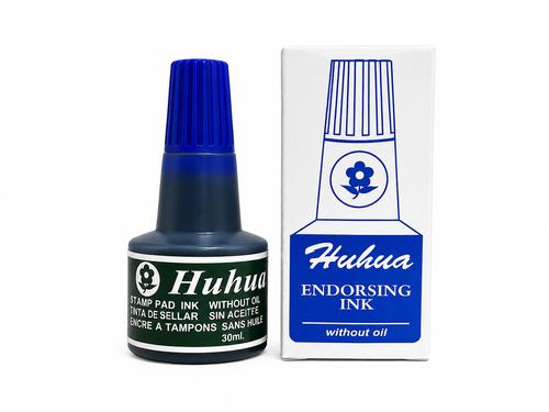 huhua حبر أختام أزرق 30 مل