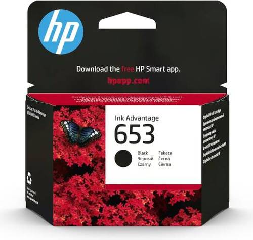 HP حبر  طابعة إتش بي 653 أسود