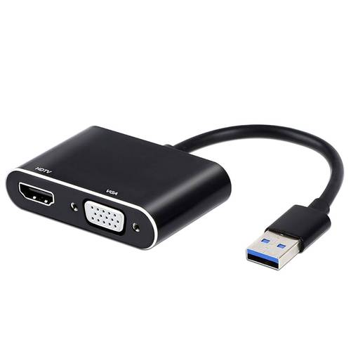 SGL محول USB 3.0 إلى HDMI وVGA للشاشات والبروجكتور