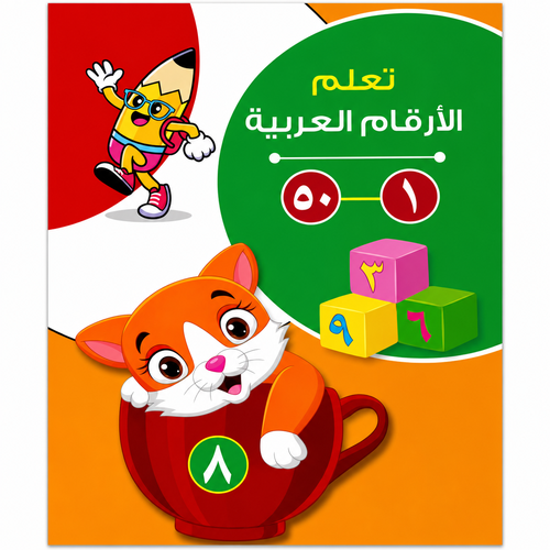 كتاب تعلم الأرقام العربية للأطفال مع التمارين