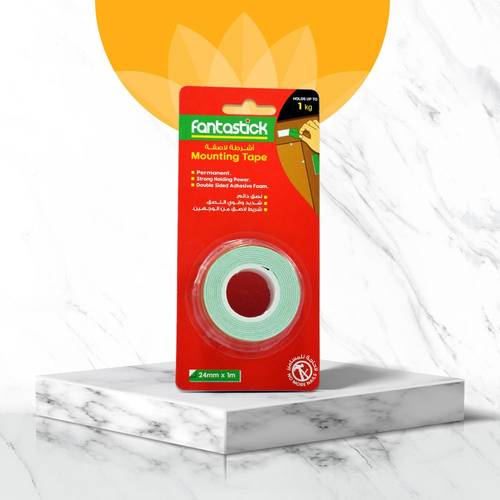 دبل تيب | لاصق وجهين صغير  24 ملم * 1 متر من Fantastick