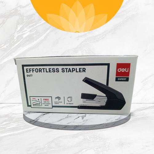 دباسة DELI أسود 0477 EFFORTLESS STAPLER