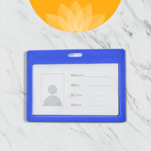 حامل بطاقة تعريف بلاستيكي بشكل عرضي - Card Holder
