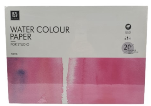 Art nation watercolor paper a3-20sh-300g/m2 / ورق للألوان المائية