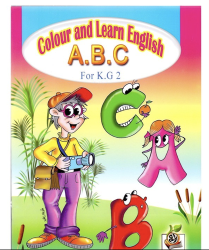 Colour and learn english a.b.c كتاب