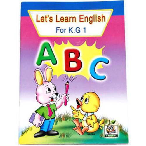 Lets learn english for k.g 1 كتاب