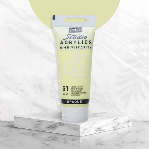pebeo Acrylics Fine 051 100ml لون اصفر فاتح