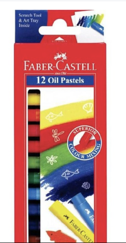 Faber castell oli pastels 12 color 126012