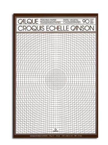 Canson calque transparent paper a4-50sh-90gsm