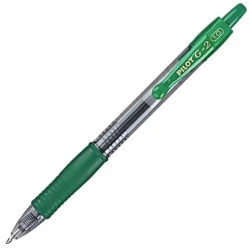 قلم جل ضغاط أخضر 1.0 مل PILOT BL-G2-10-G