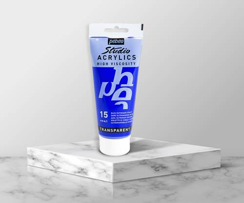 pebeo Acrylics Fine 015 100ml لون ازرق غامق