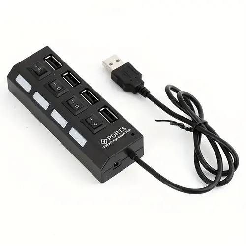 SGL منفذ USB Hub بأربع مداخل مع مفاتيح تحكم مستقلة