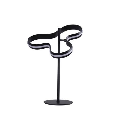 اباجوره مودرن مموج اسود LED  15 واط - 385-  GH- 8894 T