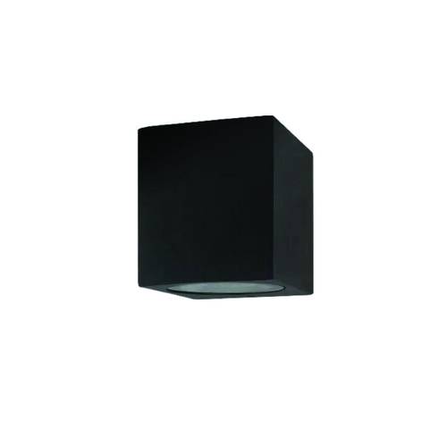 خارجي جدار هاينزو مفرد مربع اسود GH2303/1 BB- GU10