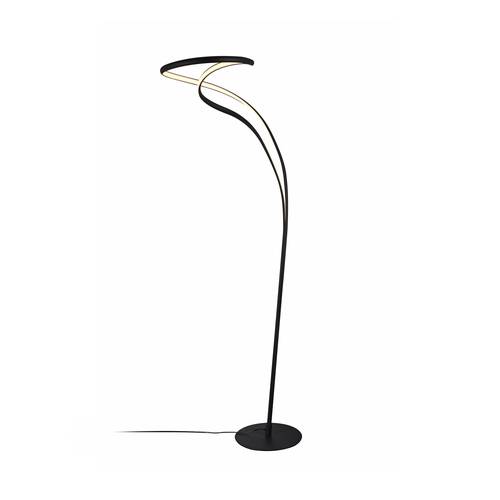 ستاند اباجوره مودرن اسود LED  اصفر 30 واط - 1600  - GH- 8625 - F