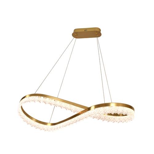 ثريا مودرن انفنتي 100سم كوبر اصفر 45 واط  GH-22071  A8-100  LED