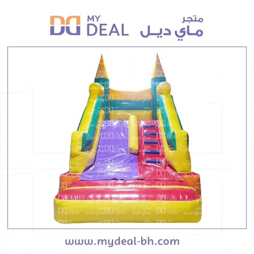 زحليقة هوائية مع درج كبير  4.50* 3.60* 3.50 متر 