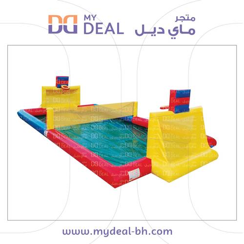 إيجار ملعب صابوني مع كرة سلة وطائرة وملعب كرة قدم الطول 12 متر العرض 6 متر متعدد الاستخدام | في البحرين