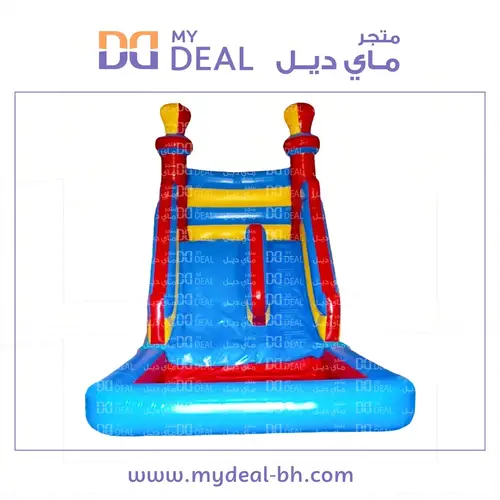 زحليقة مائية مع حوض طول ٥.٥٠ متر عرض ٤ متر الارتفاع ٥ متر 
