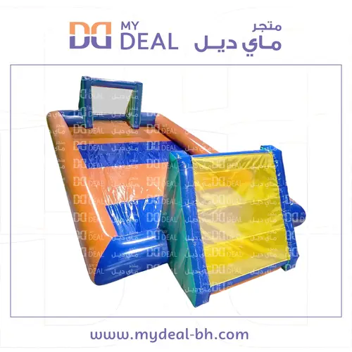 ملعب صابوني بألوان الأزرق والبرتقالي 10 * 5 متر