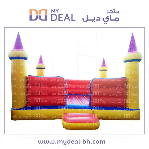 نطيطة هوائية مع درج وبوابة طول 6 متر  عرض 6 متر