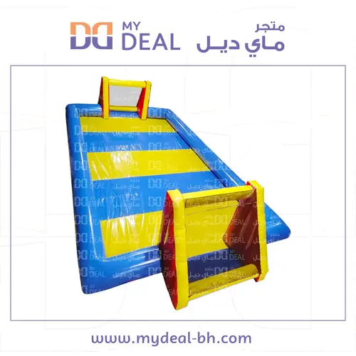 ملعب صابوني لون أزرق وأصفر 12*6 متر 