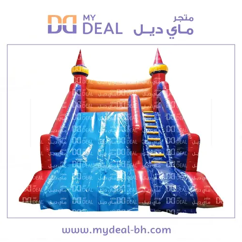 زحليقة هوائية بسلم ومساكات لليد 5.5* 4.5* 5 متر 