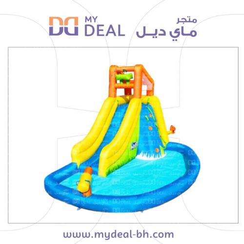  زحليقة مائية مع حوض دائري الجليد 4.3×2.8×2.6متر تكفي 8 اطفال