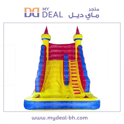 زحليقة مائية طول 6 متر عرض 4 متر ارتفاع 6 متر جدران مدرج 