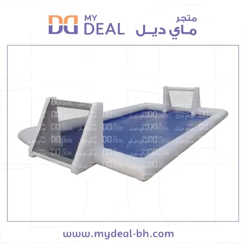 ملعب صابوني لون أبيض و أزرق 14 * 7 متر