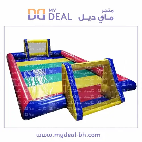 ملعب صابوني طول 14 متر في عرض 7 متر