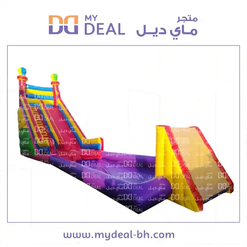 زحليقة مع ملعب صابوني الطول ١٧ متر عرض ٤ متر الارتفاع ٩ متر 