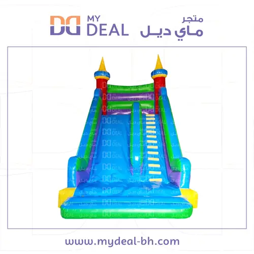 زحليقة هوائية مع سلم ودرج كبير 7* 4* 7 متر