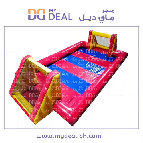 ملعب صابوني بأرضية بلوني الأزرق والأحمر 10 * 5متر
