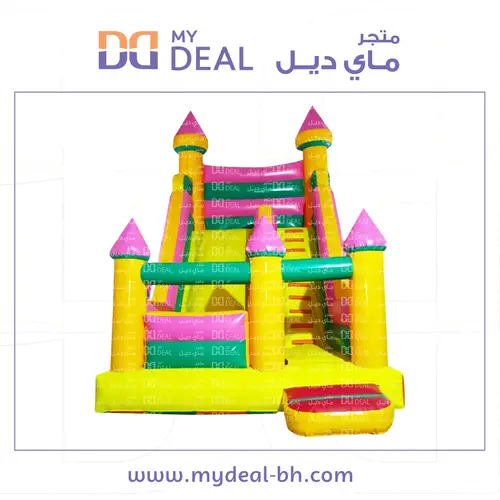 زحليقه مع جدار ودرج وبوابة ونطيطة 6.80* 4 *6 متر