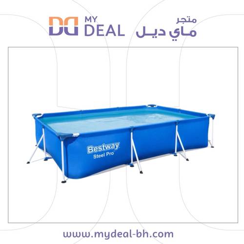 مسبح مائي متنقل لجميع الأعمار مستطيل 3*2*66 سم